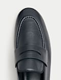 Weiche, flache Lederslipper