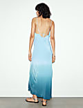 Back Detail Ombre Slip Dress