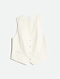 Gilet van een wolmix