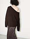 Merino Wool-Rich Oversized Jumper With Cashmere