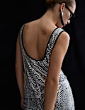 Metallic Embellished Scoop Neck Vest Top