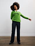 Pull 100 % cachemire avec texte « Dance »