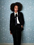 Velvet Tailored Blazer