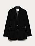 Velvet Tailored Blazer