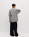 Cloud-Yarn Edge to Edge Longline Cardigan