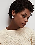 Cable Knit Embellished Jumper
