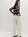Pure Merino Wool Striped Jumper