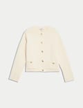 Crew Neck Cardigan