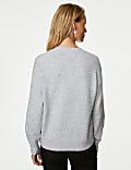 Sequin Slogan Crew Neck Jumper
