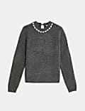 Embellished Crew Neck Jumper