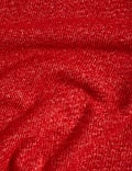 Textured Crew Neck Relaxed Jumper with Wool