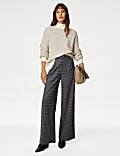 Textured Funnel Neck Jumper