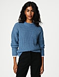 Textured Crew Neck Jumper