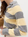 Striped Knitted Rugby Top