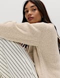 Lambswool Blend Funnel Neck Jumper