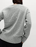 Lambswool Blend Crew Neck Jumper