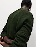 Embellished Relaxed Jumper with Wool