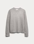 Gem Detail Crew Neck Jumper with Wool