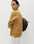 Crew Neck Relaxed Jumper with Wool