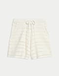 Cotton Rich Open Stitch Beach Shorts