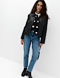 Cotton Rich Polka Dot Cardigan
