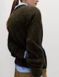 Alpaca Blend Textured Relaxed Jumper