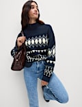 Wool Blend Fair Isle Jumper