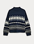 Wool Blend Fair Isle Jumper