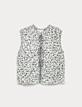 Textured Slub Slim Fit Waistcoat with Wool