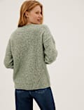 Textured Crew Neck Relaxed Jumper