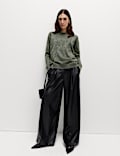 Cashmilon Sparkle Crew Neck Jumper
