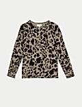 Supersoft Animal Print Crew Neck Jumper