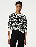 Supersoft Fair Isle Crew Neck Jumper