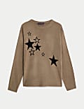 Supersoft Star Crew Neck Jumper