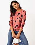 Supersoft Leaf Crew Neck Jumper