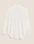 Cashmilon™ Curved Hem Relaxed Fit Jumper