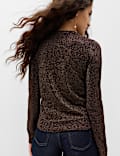 Rayon Rich Sparkly Star Crew Neck Fitted Jumper