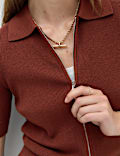 Collared Zip Up Slim Fit Cardigan