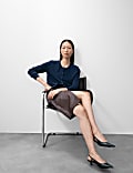 Pure Cashmere Crew Neck Cardigan