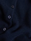 Pure Cashmere Crew Neck Cardigan