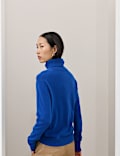 Pure Cashmere Roll Neck Jumper
