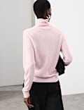 Pure Cashmere Roll Neck Jumper