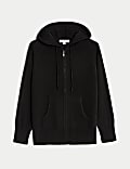 Pure Cashmere Knitted Relaxed Hoodie