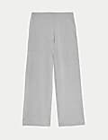Pantalones 100 % cachemira de pernera ancha