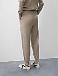 Pure Cashmere Tapered Ankle Grazer Joggers
