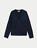 Pure Cashmere V-Neck Button Front Cardigan