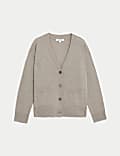 Pure Cashmere V-Neck Button Front Cardigan