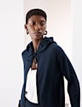 Pure Cashmere Zip Up Hoodie