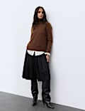 Pure Cashmere Roll Neck Jumper