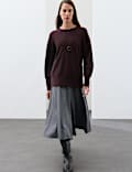 Pure Cashmere Longline Jumper